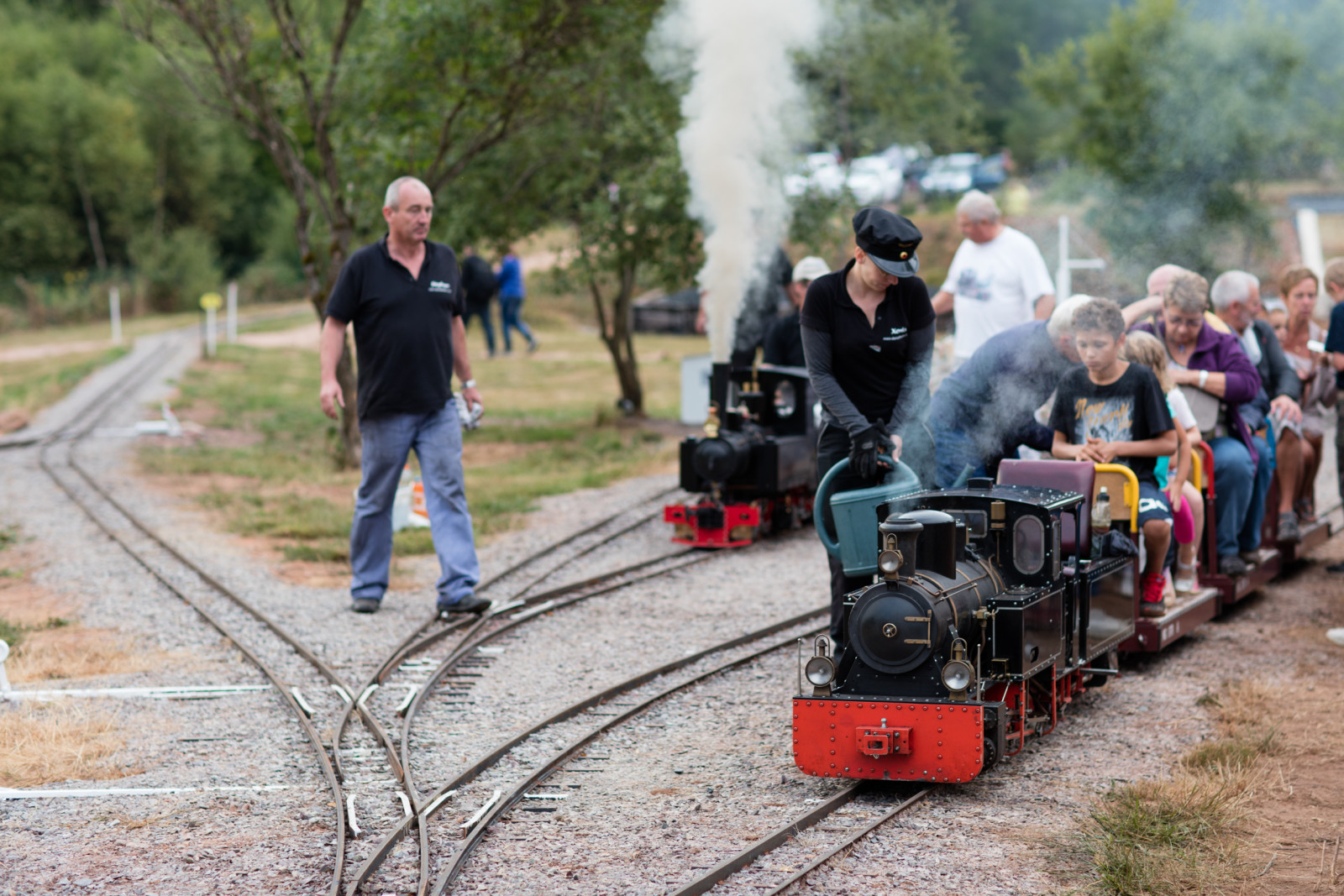 Samedi, malgré une bonne averse, tous les trains étaient complets !