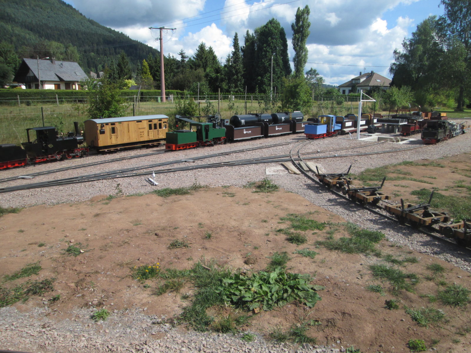 Expo de matériel en gare d'Avontuur