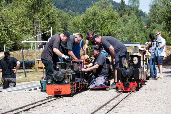 Préparation des trains en gare